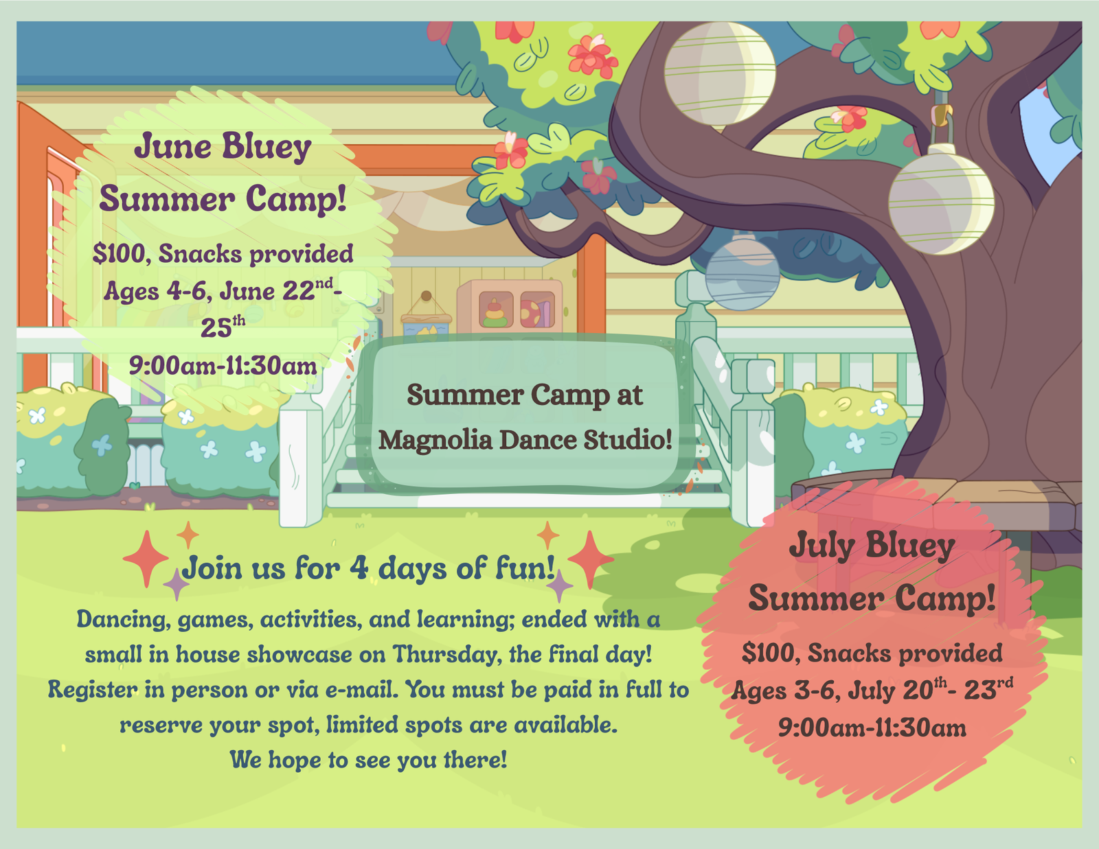 Summer Camp 2026 Flyer